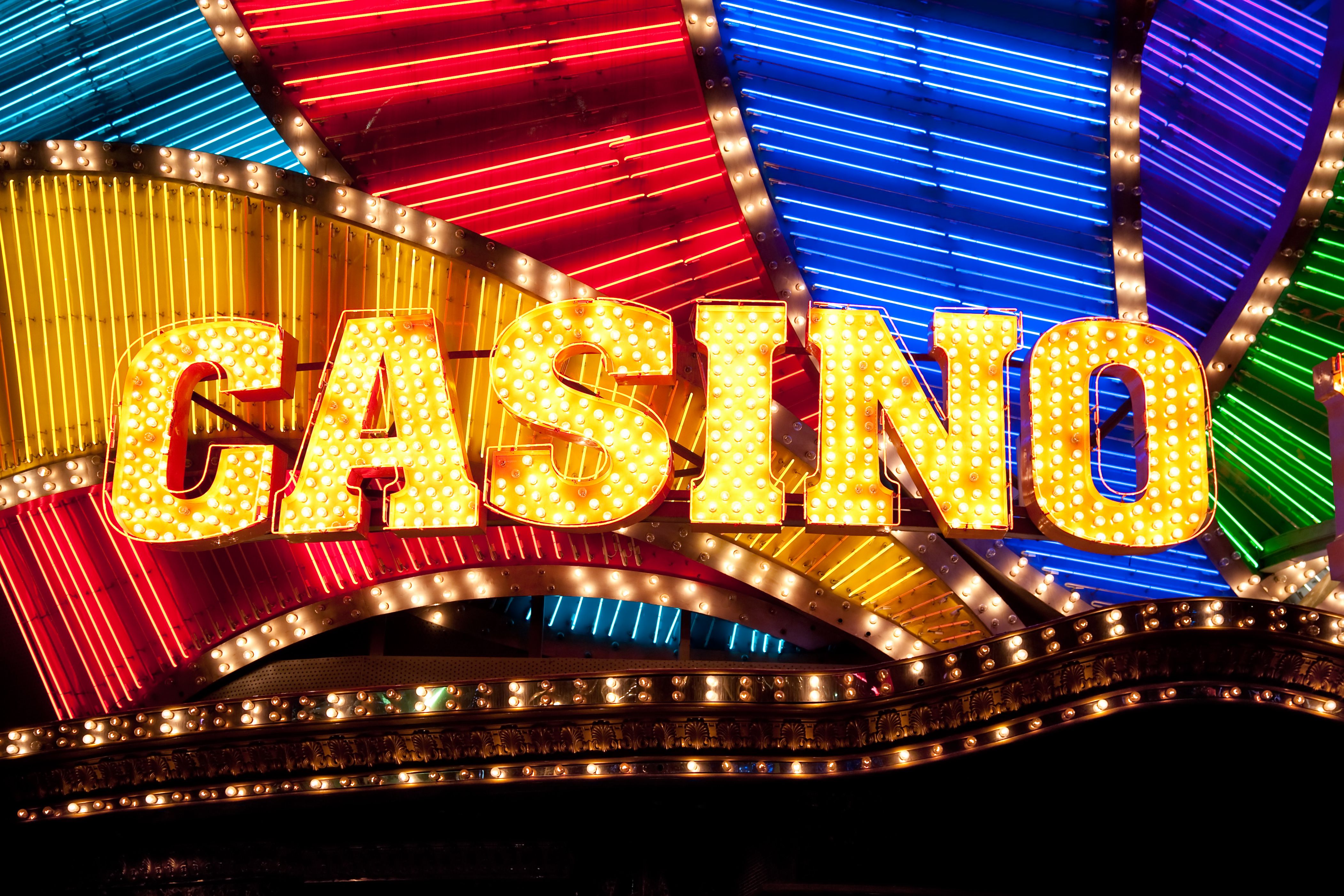 A stunning photo of the Las Vegas Strip at night, showcasing the iconic casinos.