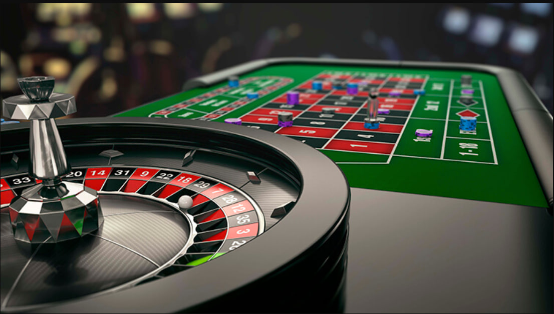 A vibrant shot of a glamorous casino floor in Las Vegas.